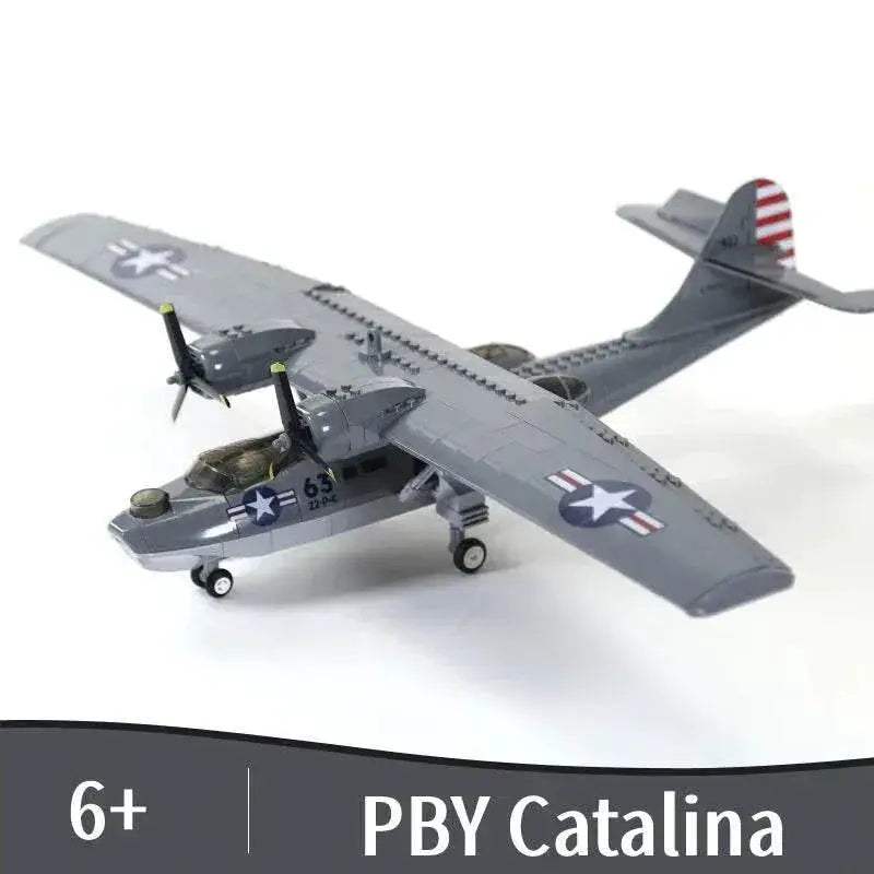  Toy Mustang Plane Helicopter Building Block Gift -  ToylandEU™