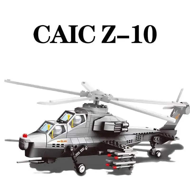  Toy Mustang Plane Helicopter Building Block Gift -  ToylandEU™