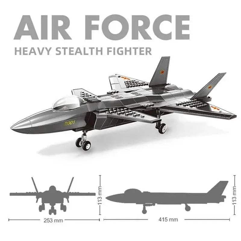  Toy Mustang Plane Helicopter Building Block Gift -  ToylandEU™