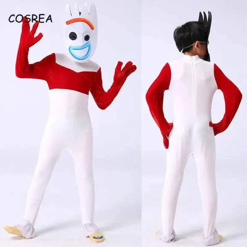Toy Story 4 Forky Kids Costume Set - Costume & Mask for Halloween Fun - ToylandEU