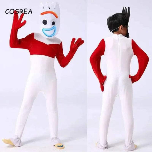 Toy Story 4 Forky Kids Costume Set - Costume & Mask for Halloween Fun - ToylandEU
