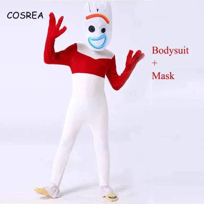 Toy Story 4 Forky Kids Costume Set - Costume & Mask for Halloween Fun - ToylandEU