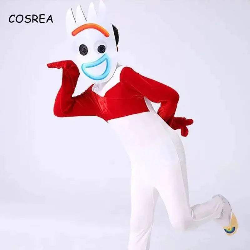 Toy Story 4 Forky Kids Costume Set - Costume & Mask for Halloween Fun - ToylandEU