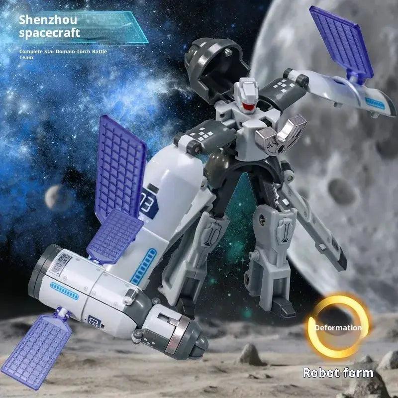  Transforming Robot Space Shuttle Six In One Mecha Model -  ToylandEU™