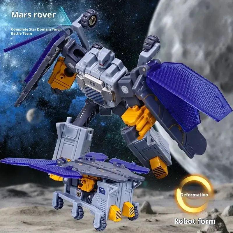  Transforming Robot Space Shuttle Six In One Mecha Model -  ToylandEU™