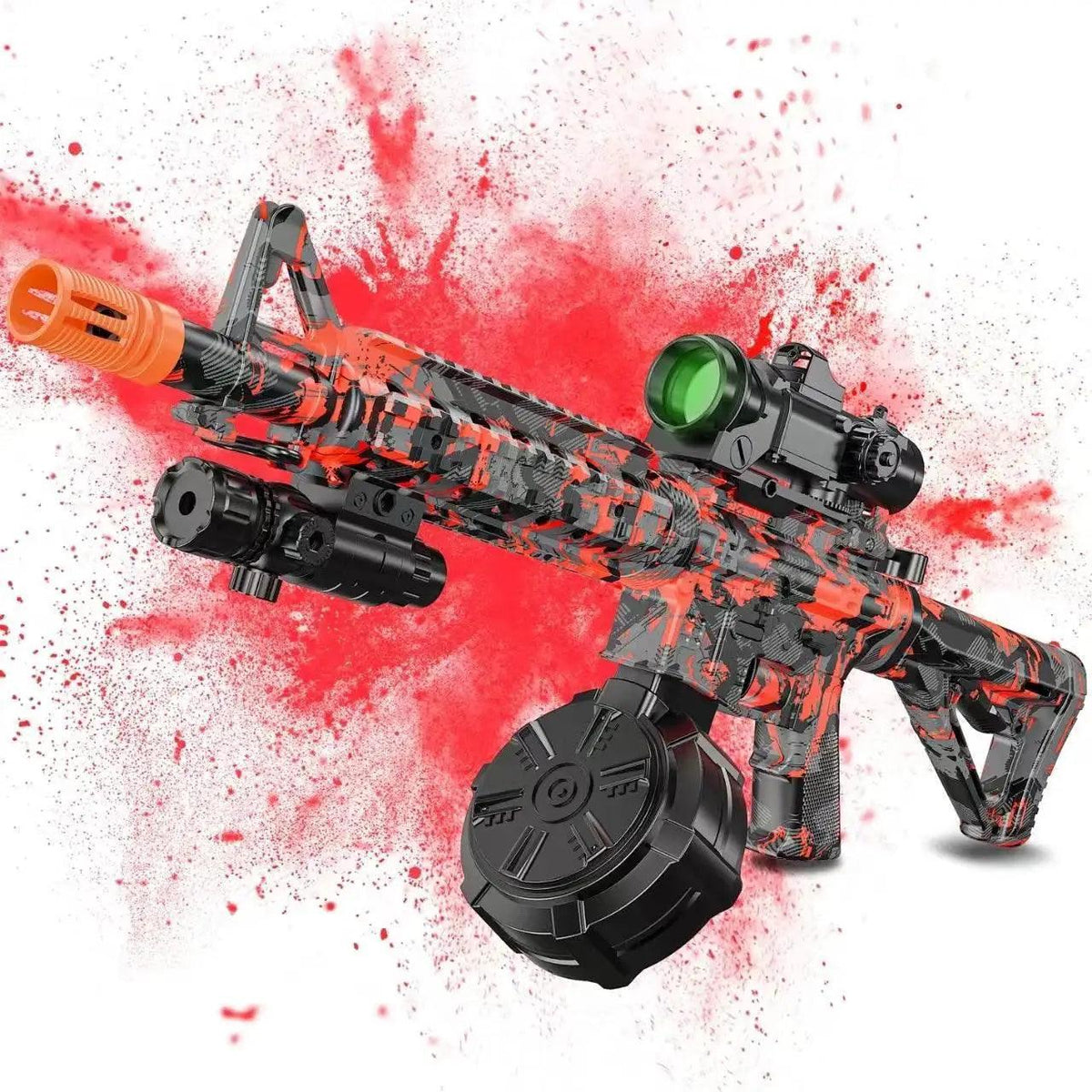  Blaster With Drum Automatic Dual Mode Blaster For Outdoor Activities Perfect For Team Games And Christmas Gifts -  ToylandEU™