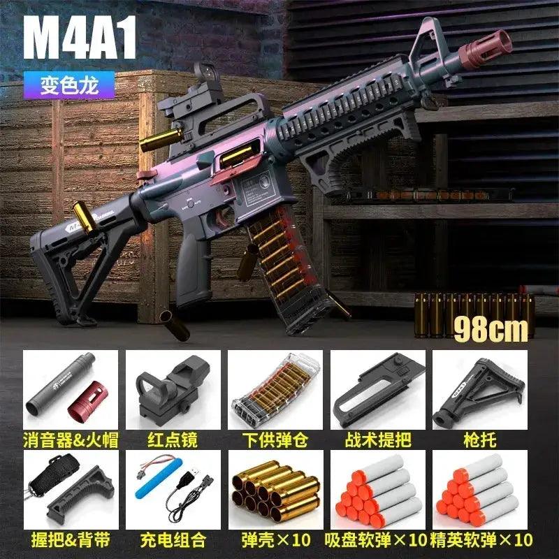  Electric Auto Firing Soft Bullet Toy Rifle M4A1 Pro -  ToylandEU™