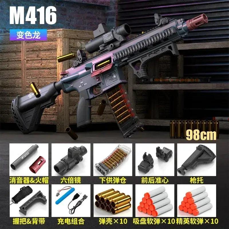  Electric Auto Firing Soft Bullet Toy Rifle M4A1 Pro -  ToylandEU™