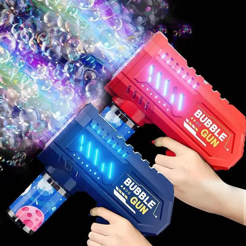  Full Automatic Space Bubble Blowing Toy Bubble Gun Outdoor Bubble Machine Gift Toy Without Bubble Water -  ToylandEU™