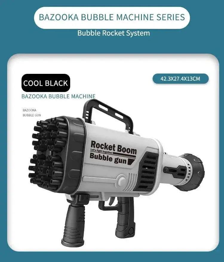  Hot Kids Gatling Bubble Gun 64-Hole Electric Toy -  ToylandEU™