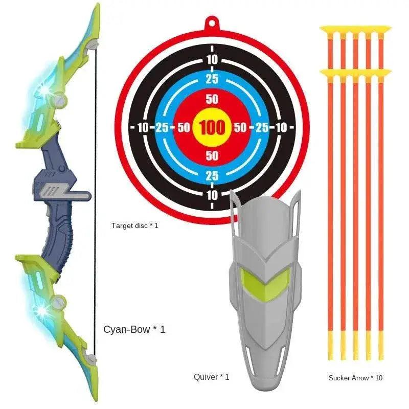  Kids Archery Set Bow and Arrow Light-up Recurve Toy -  ToylandEU™