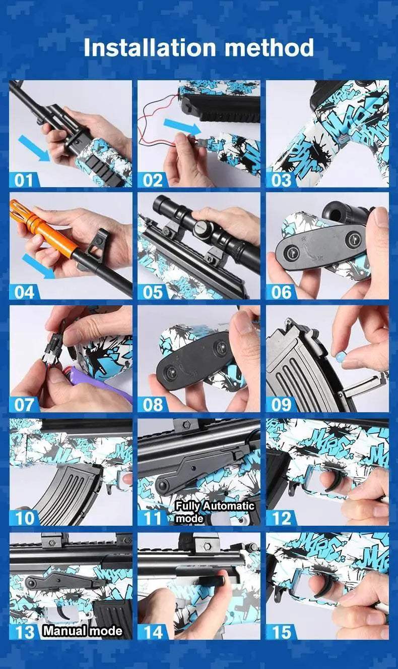  M416 Electric Blaster Gun Set, High Precision Shooting Toy -  ToylandEU™