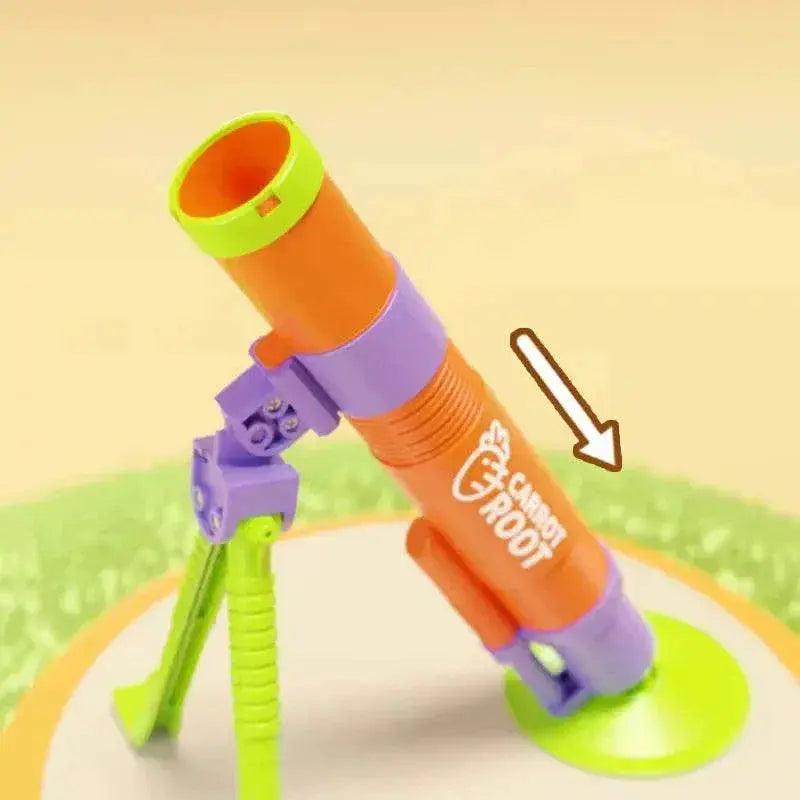  New Mortar Grenade Launcher Toy Automatic Shooting Gun Creative Outdoor Sports Gift for Children with 3 Shells -  ToylandEU™