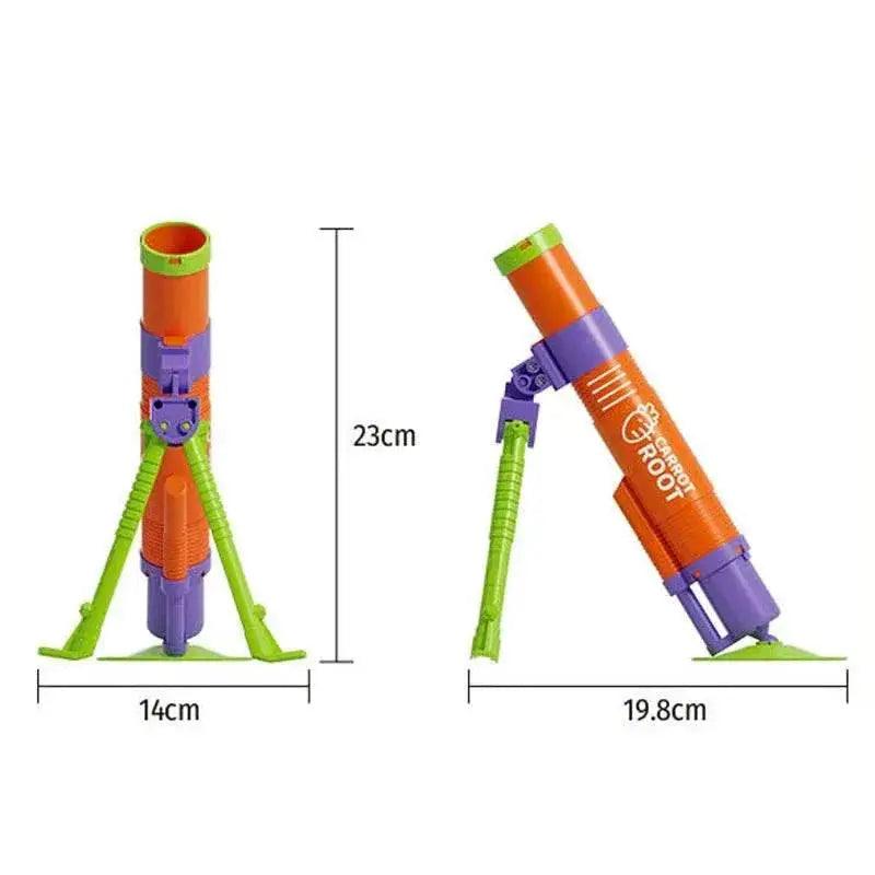  New Mortar Grenade Launcher Toy Automatic Shooting Gun Creative Outdoor Sports Gift for Children with 3 Shells -  ToylandEU™
