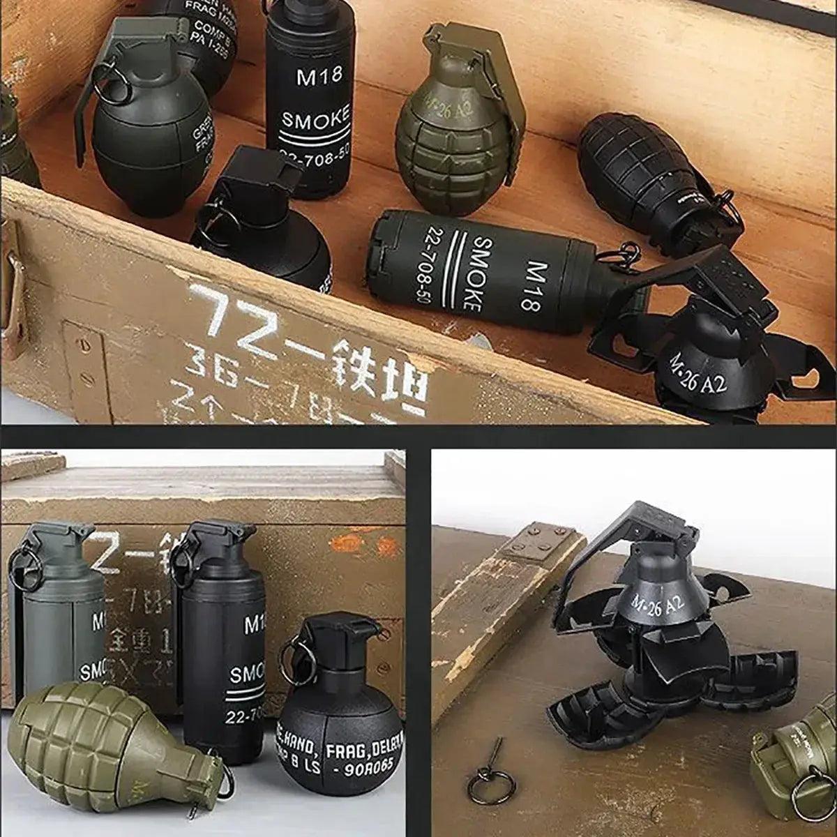  Reusable Airsoft Grenade Set With Smoke Effects And Variety -  ToylandEU™