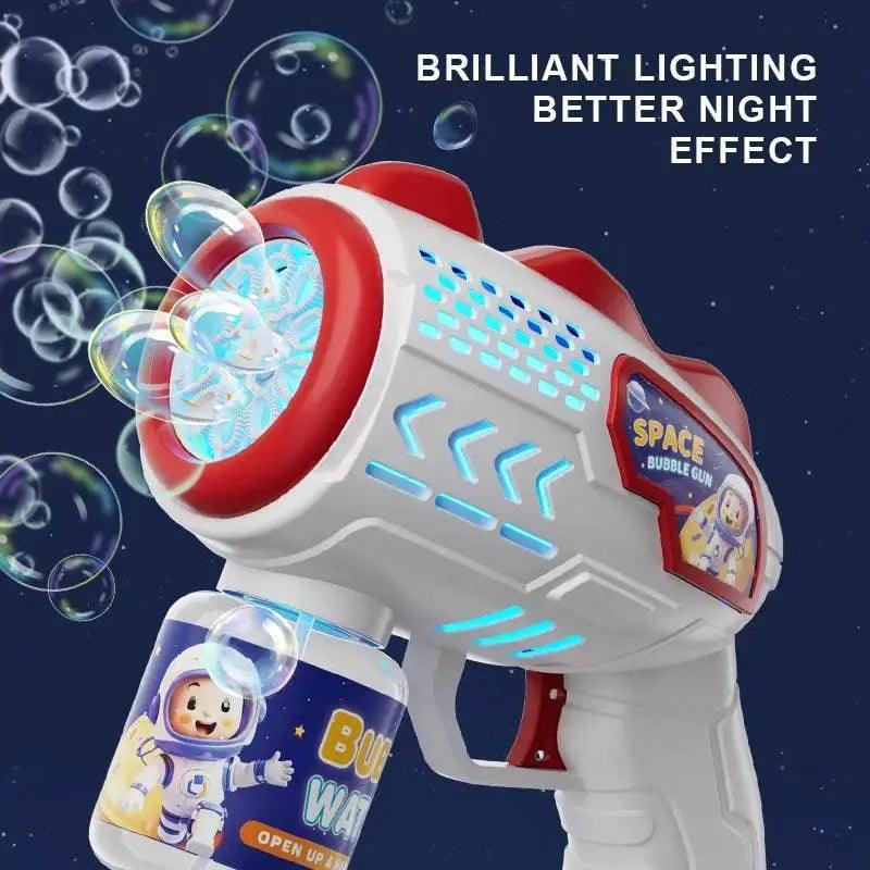 Space Astronauts Fully Automatic Bubble Gun Rocket Bubbles Machine Toy with Bubble Liquid for Kids Gift -  ToylandEU™