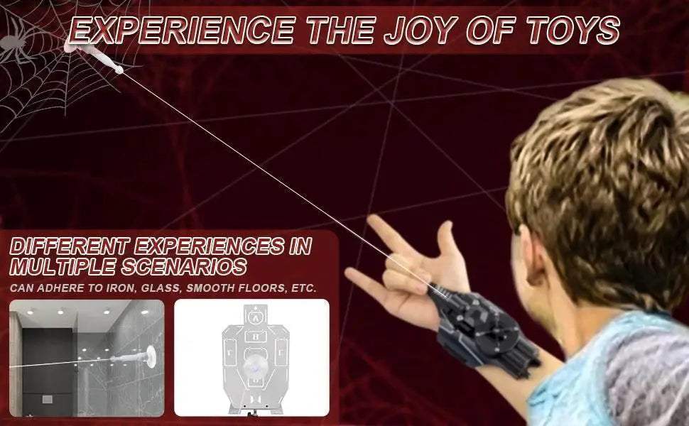  Spider Man Web Spider Silk Launcher Wrist Launcher For Kids -  ToylandEU™
