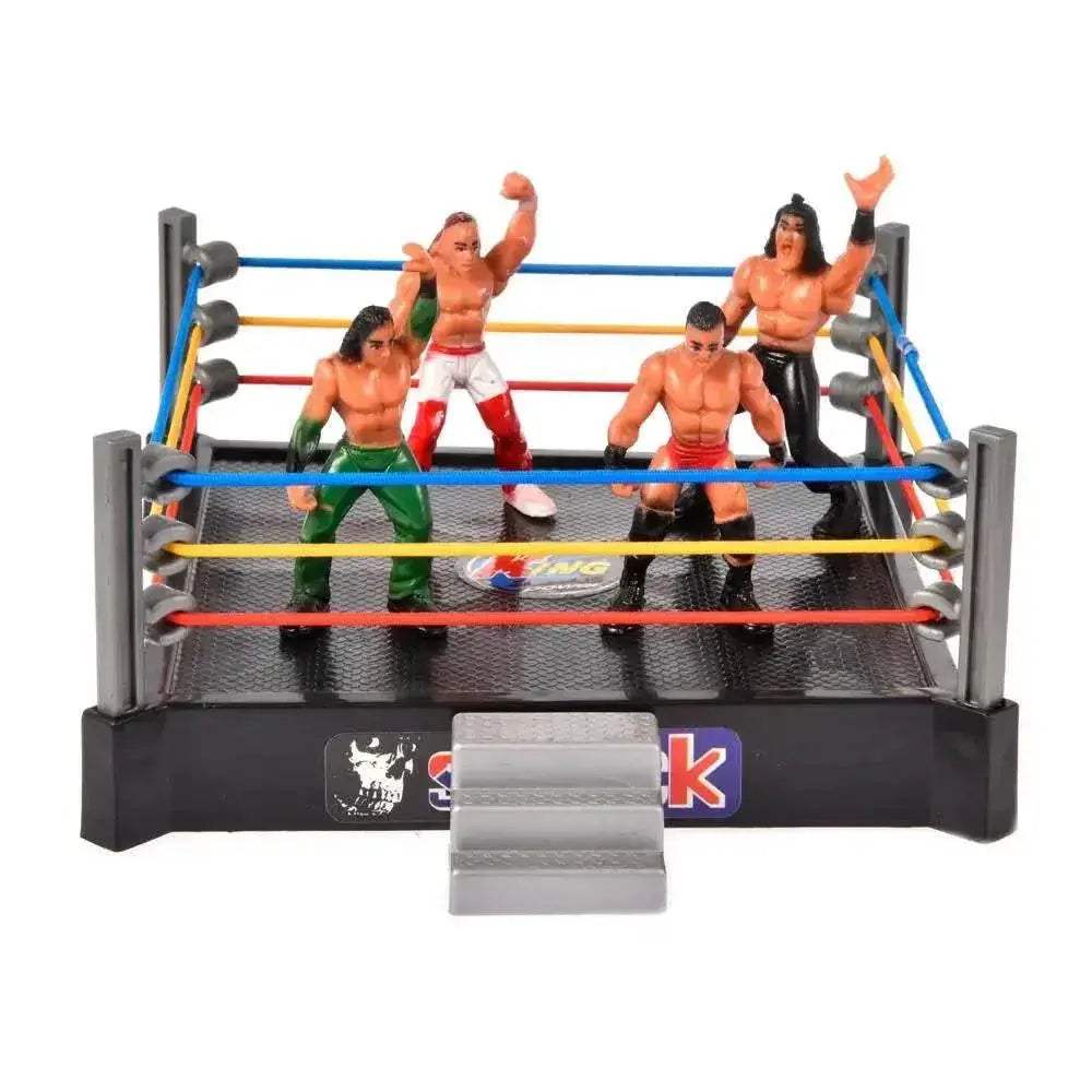  Wrestlers Playset Toys With Ring And Realistic Accessories -  ToylandEU™
