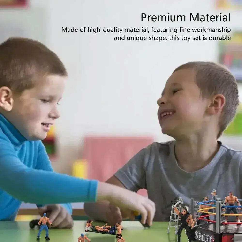  Wrestlers Playset Toys With Ring And Realistic Accessories -  ToylandEU™