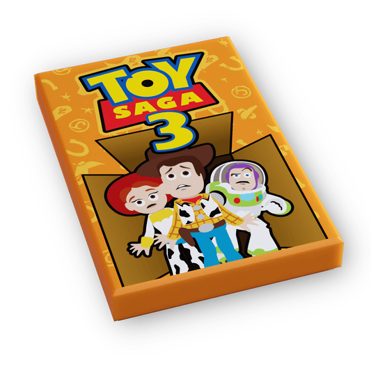 Toy Saga 3 Movie Cover 2x3 Tile | Custom Printed Tile | B3 Customs