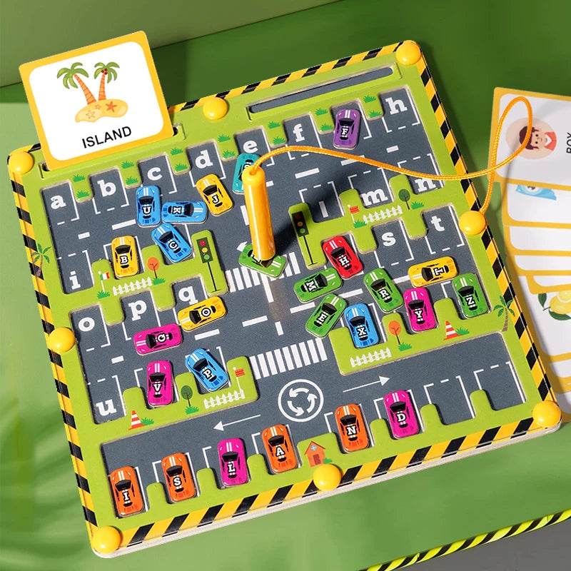 Educational Magnetic Montessori Color and Number Maze Toy for Preschoolers Aged 3 to 5 - ToylandEU
