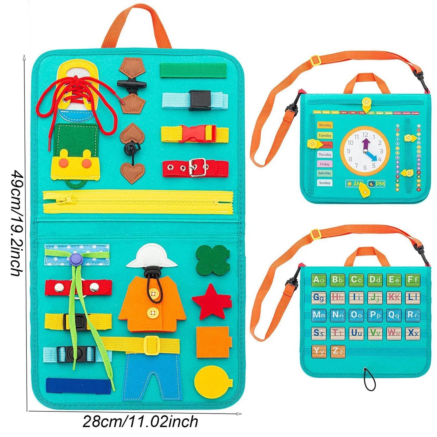 High-Quality Montessori Busy Board for Sensory Development and Motor Skills for Toddlers and Preschoolers - ToylandEU