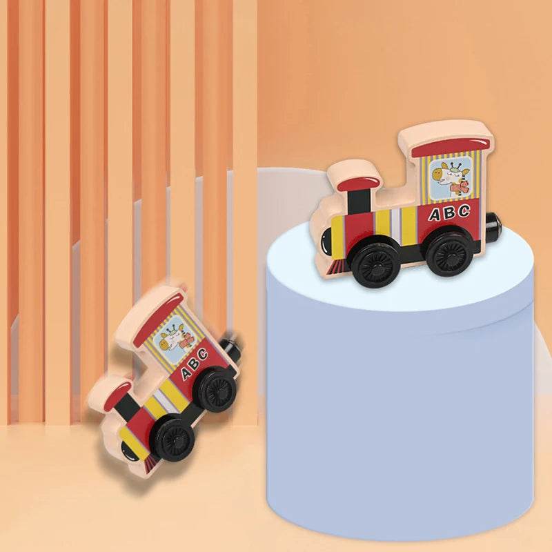 Premium Wooden Montessori Number Train Set with Magnetic Connections for Early Childhood Learning and Development - ToylandEU