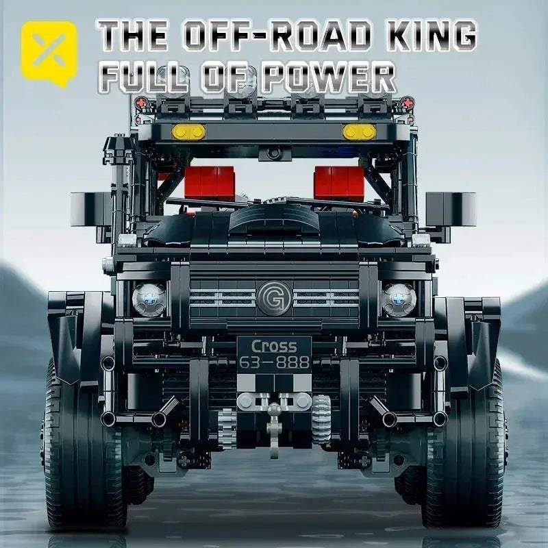 ToylinX 6x6 Off Road Building Blocks Truck Kit Scale - ToylandEU
