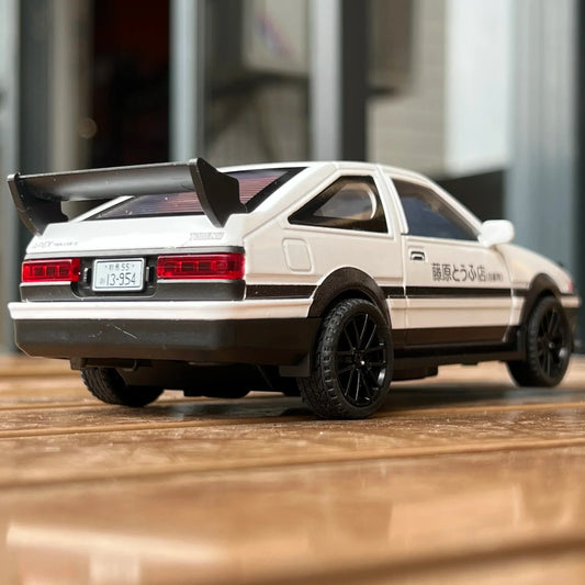 Toyota AE86 Diecast Car 1 To 32 Scale With Sound And Light Drift - ToylandEU