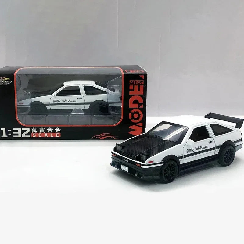 Toyota AE86 Diecast Car 1 To 32 Scale With Sound And Light Drift - ToylandEU