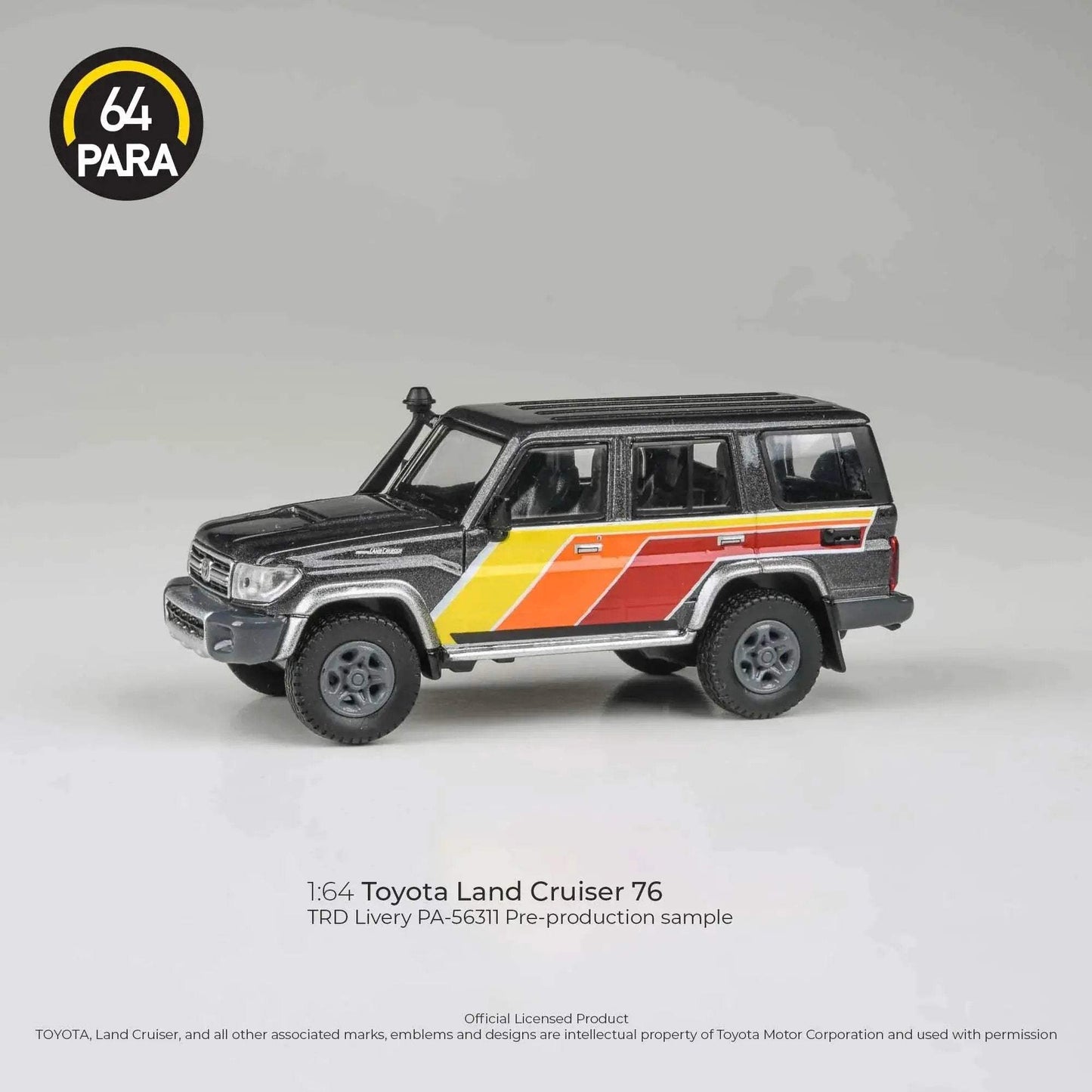 Toyota Land Cruiser Diecast Model Scale OneSixtyFour TRD Livery LHD - ToylandEU