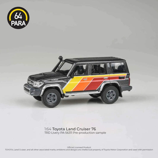 Toyota Land Cruiser Diecast Model Scale OneSixtyFour TRD Livery LHD - ToylandEU