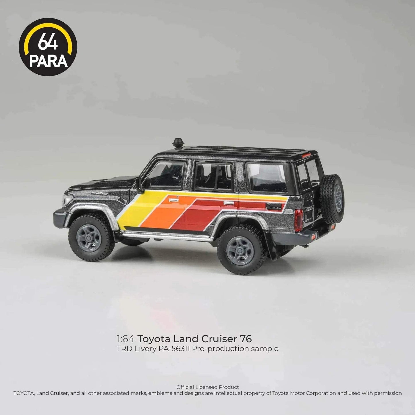 Toyota Land Cruiser Diecast Model Scale OneSixtyFour TRD Livery LHD - ToylandEU