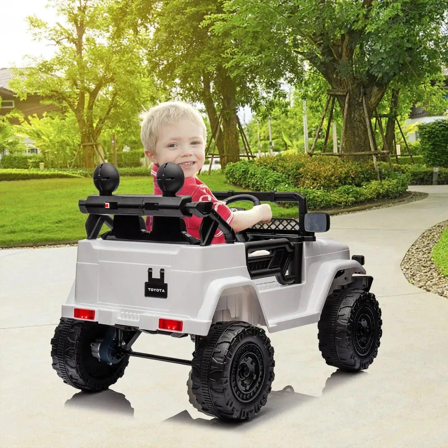  Toyota Licensed Ride On Car With LED Lights -  ToylandEU™
