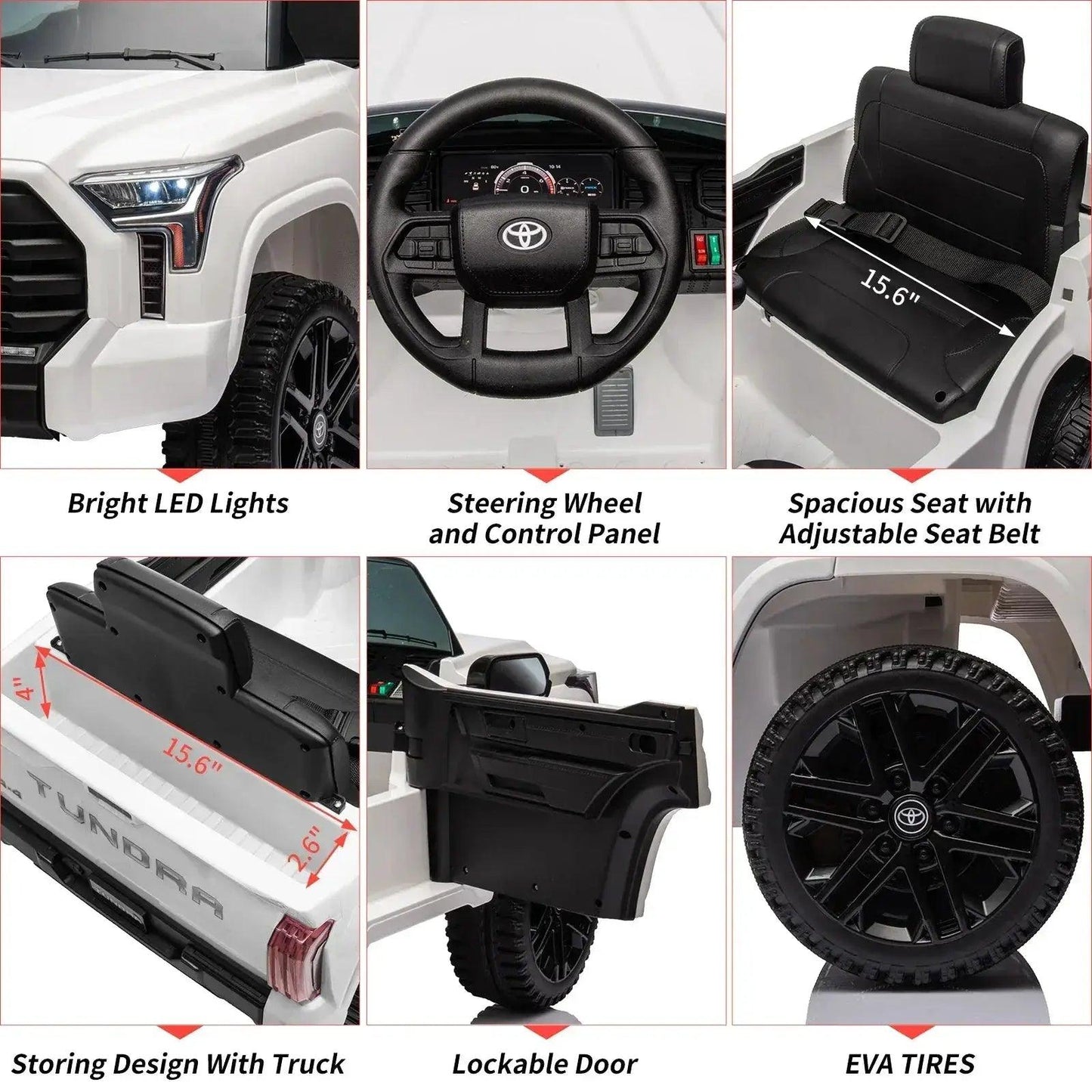  Toyota Ride On Car Officially Licensed With LED Lights -  ToylandEU™