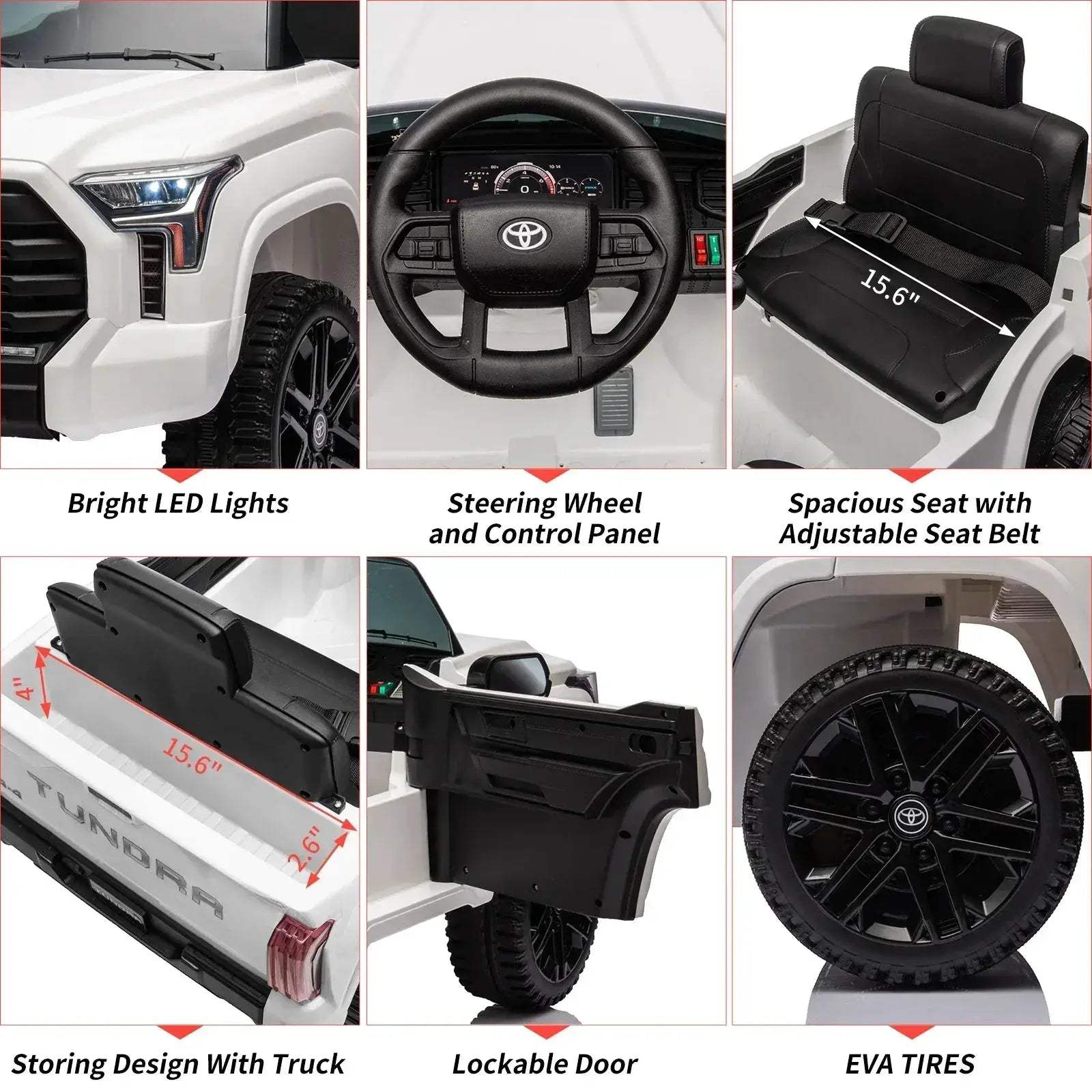  Toyota Ride On Car Officially Licensed With LED Lights -  ToylandEU™