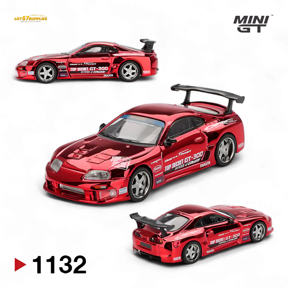 Toyota Supra Diecast | Mini GT Top Secret | Toylandeu™