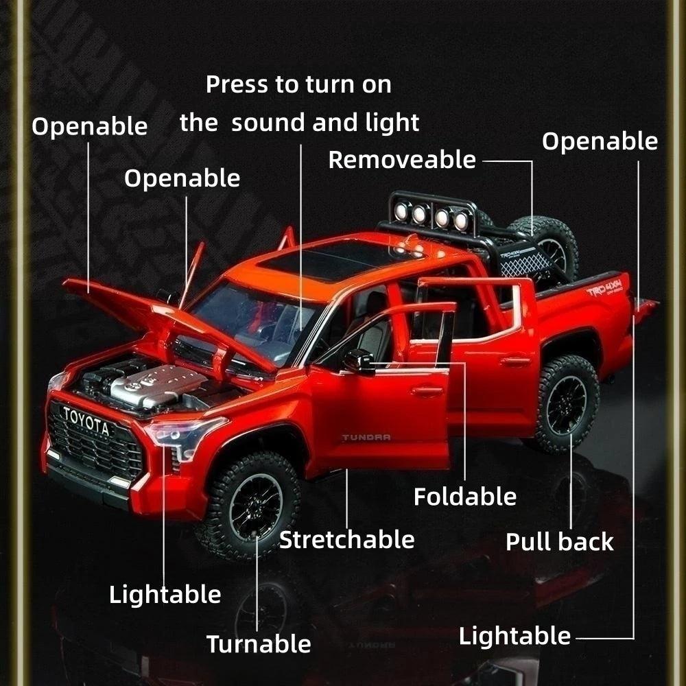 Toyota Tundra Diecast Model | 1:24 Pull Back Sound | Toylandeu™
