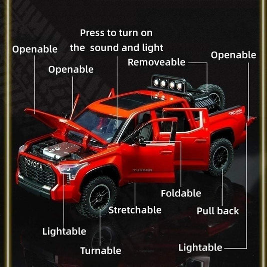 Toyota Tundra Diecast Model | 1:24 Pull Back Sound | Toylandeu™