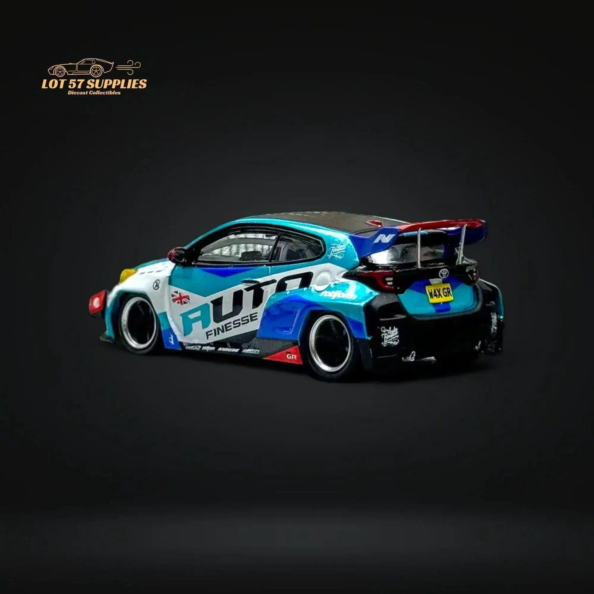  Toyota Yaris GR Diecast Fuji Auto Finesse Blue -  ToylandEU™