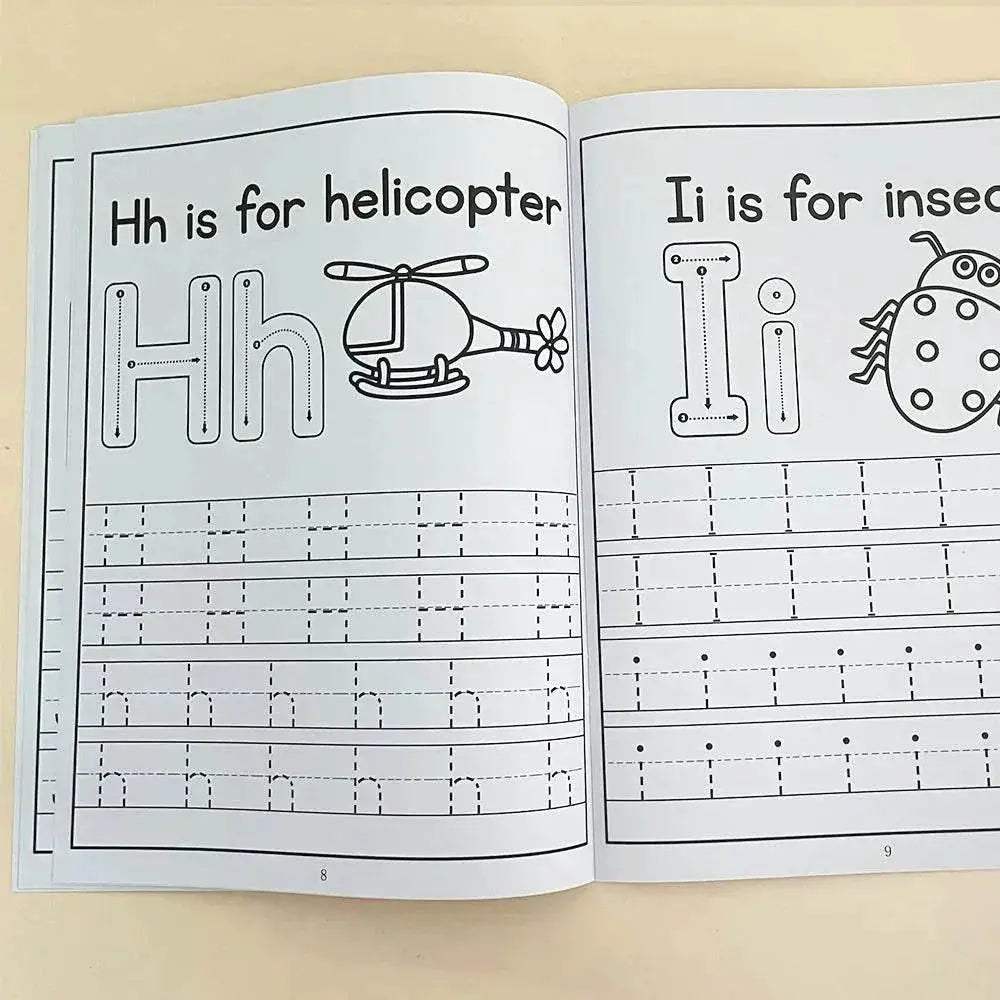  Tracing Letters A-Z Uppercase and Lowercase Workbook -  ToylandEU™