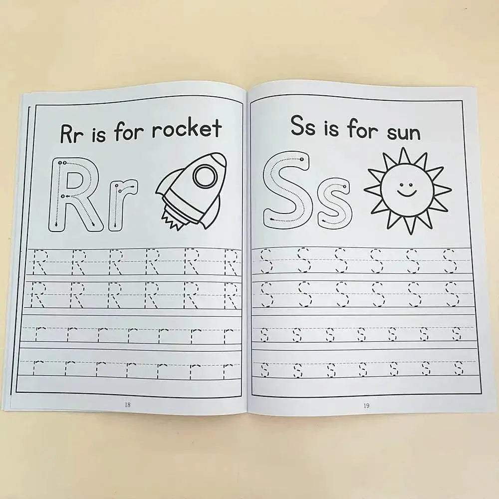  Tracing Letters A-Z Uppercase and Lowercase Workbook -  ToylandEU™