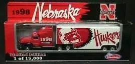  Nebraska Cornhuskers White Rose Tractor Trailer 1998 CO -  ToylandEU™