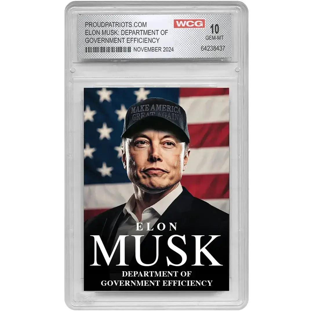  Elon Musk DOGE Trading Card - Graded Gem Mint 10 -  ToylandEU™