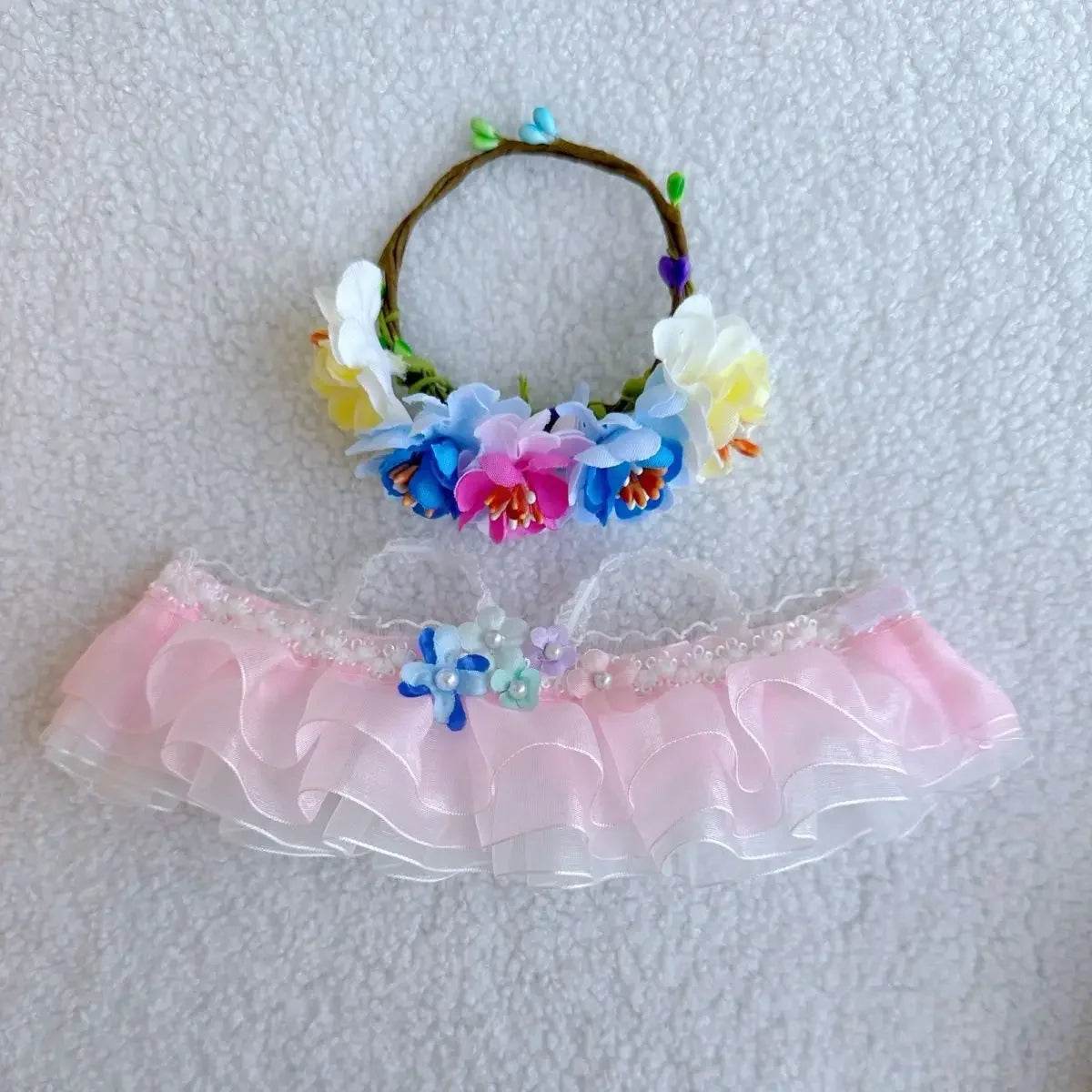 Traditional Chinese Style Summer Dress Set for Labubu 3.0 Countryside Princess Dolls Labubu - ToylandEU