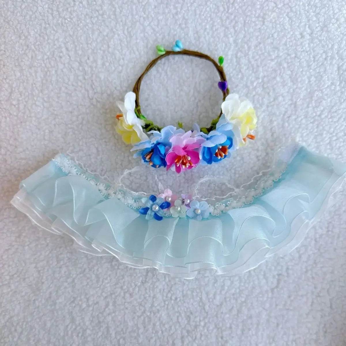 Traditional Chinese Style Summer Dress Set for Labubu 3.0 Countryside Princess Dolls Labubu - ToylandEU