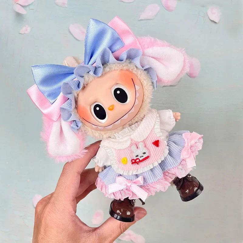 Traditional Chinese Style Summer Dress Set for Labubu 3.0 Countryside Princess Dolls Labubu - ToylandEU