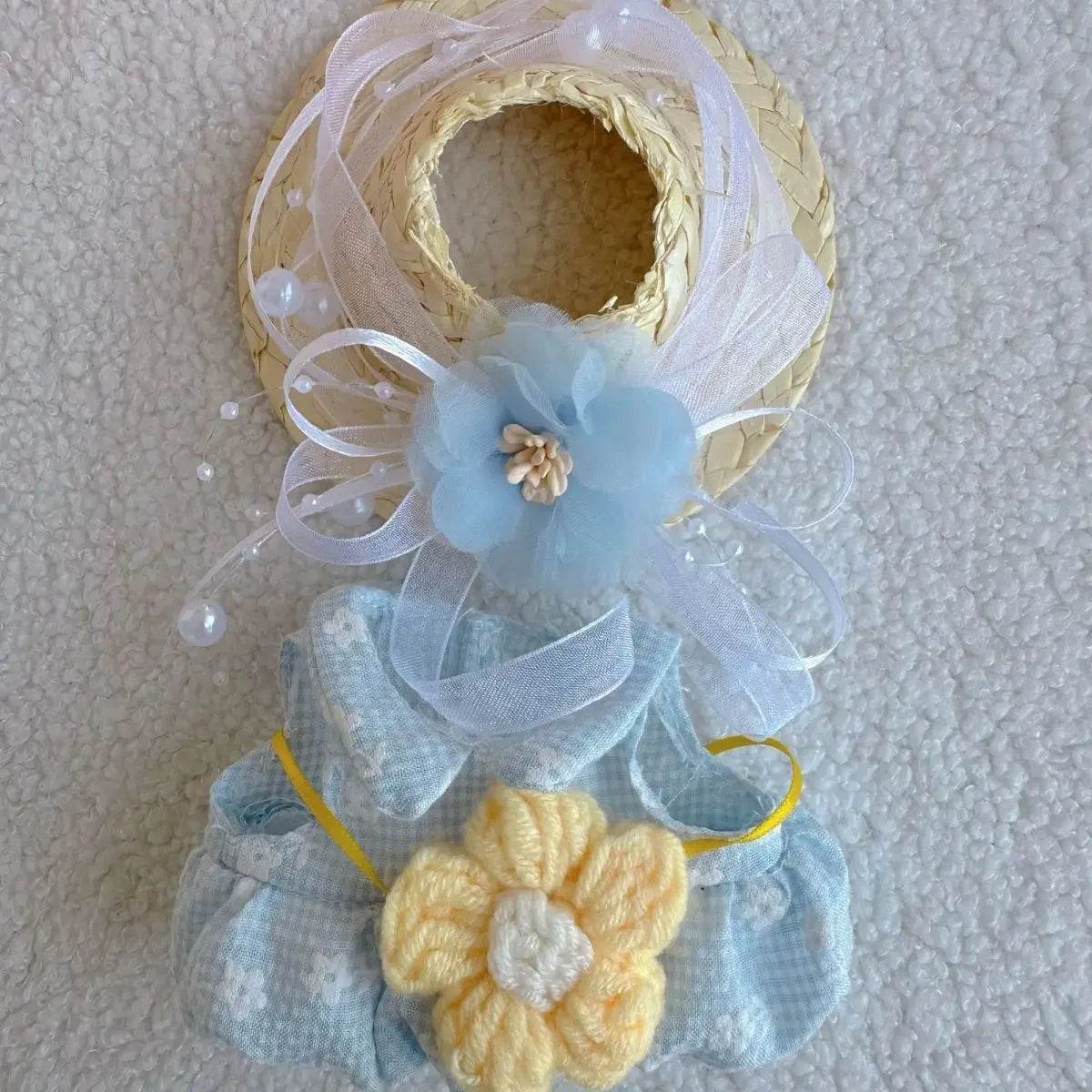 Traditional Chinese Style Summer Dress Set for Labubu 3.0 Countryside Princess Dolls Labubu - ToylandEU