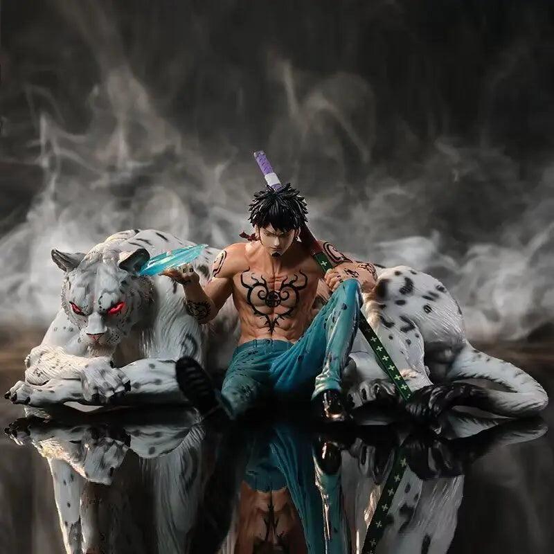  Trafalgar Law Snow Leopard Figure One Piece Collectible 