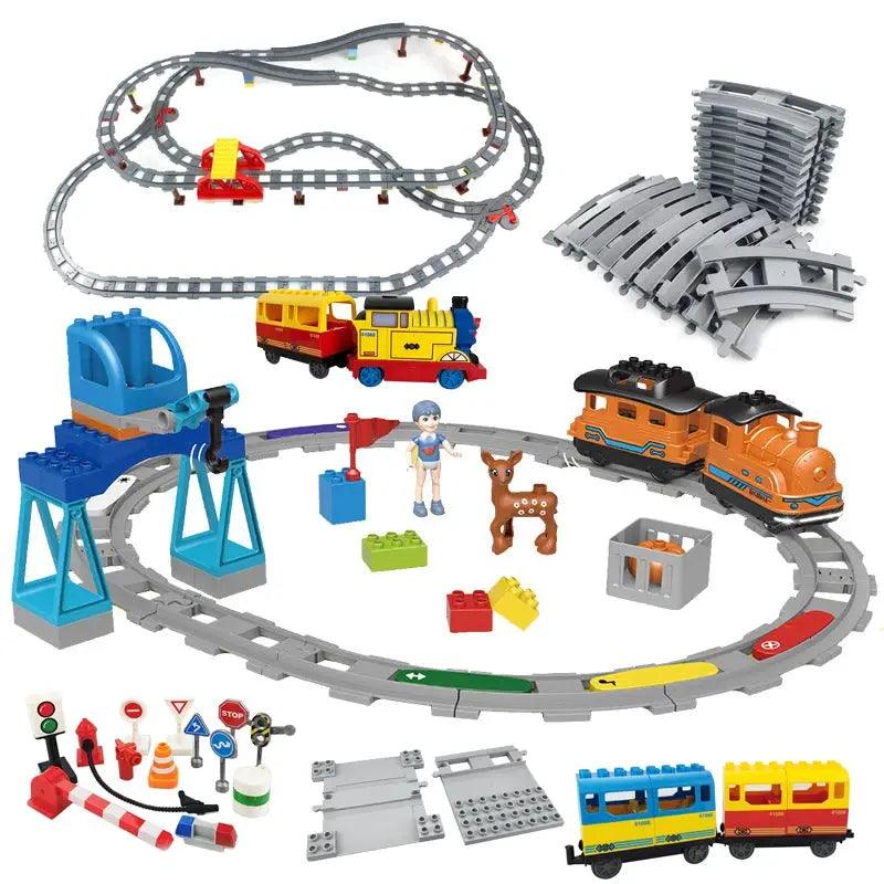  Train Building Blocks Set Big Size Compatible With Lego -  ToylandEU™